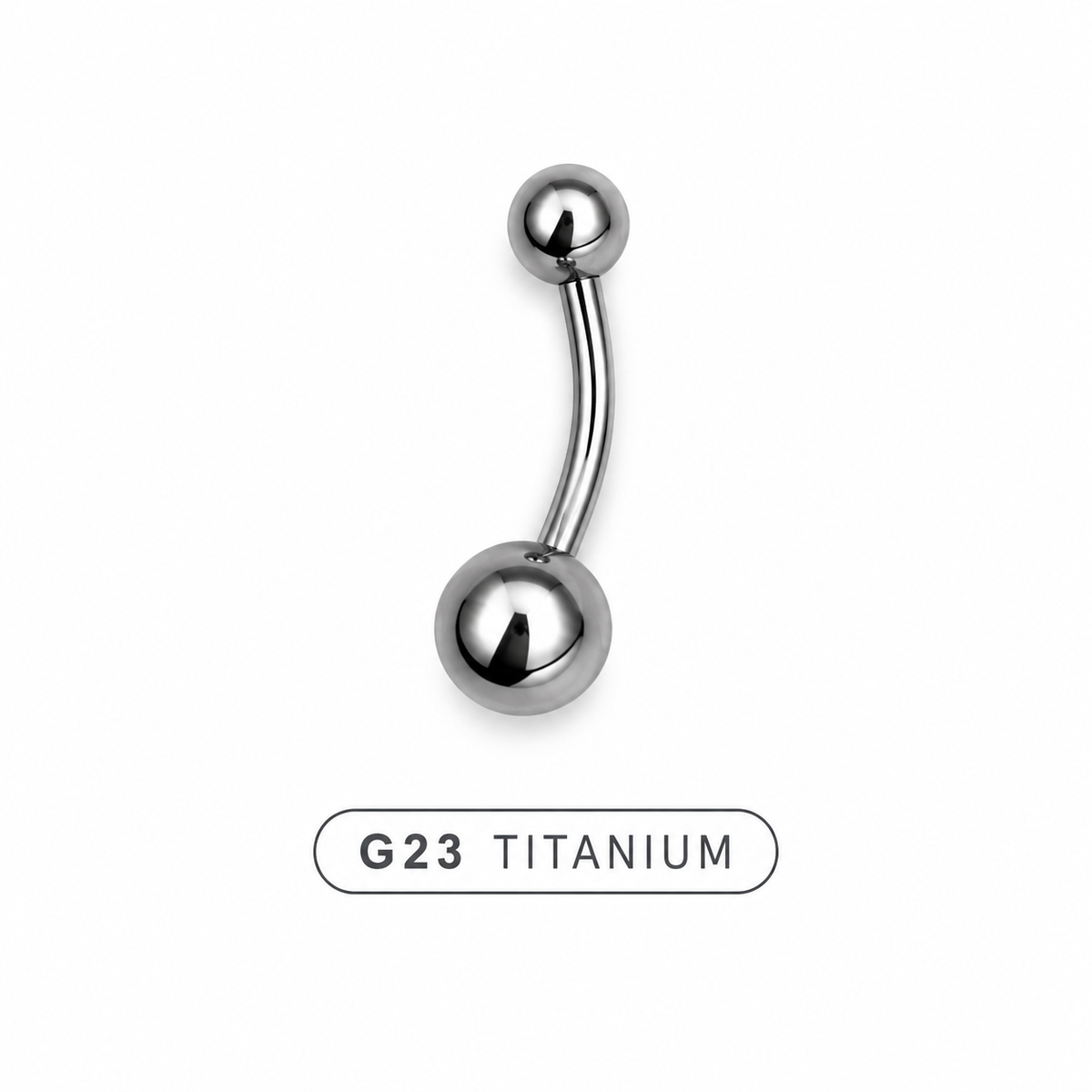 G23 Titanium Navel Ring 14g