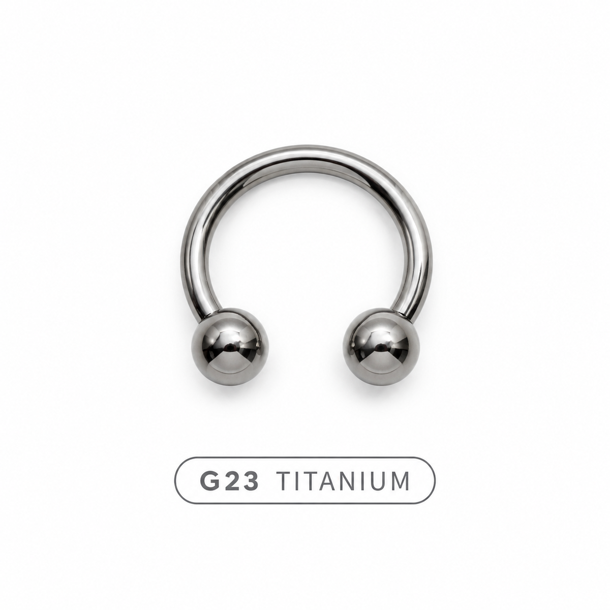 G23 Titanium Horseshoe 14g