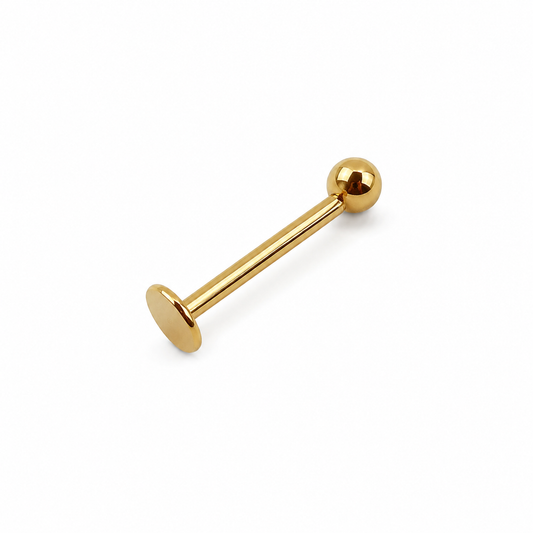 16g Gold Post Flat