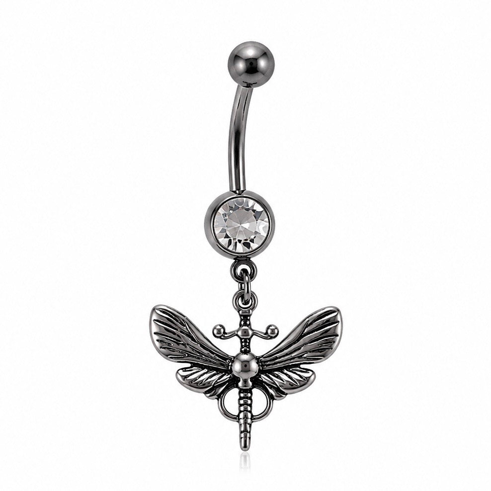 14g Moth Belly Ring
