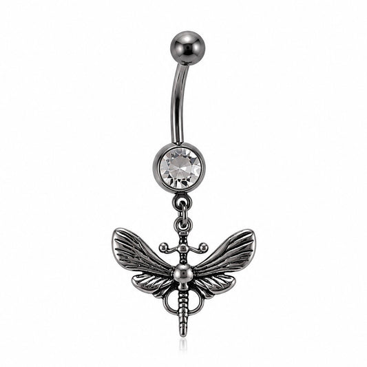 14g Moth Belly Ring