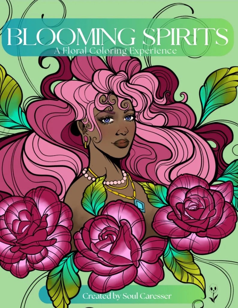 Blooming Spirits Coloring Book